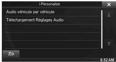 ALPINE INE-W977BT - Appuyez sur la touche [i-Personalize]*. - 1