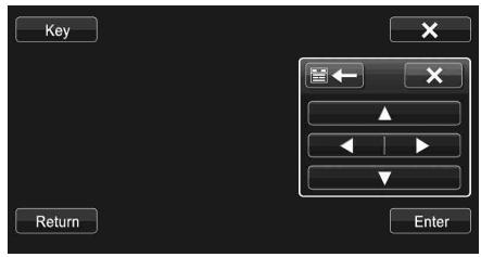 ALPINE INE-W977BT - Appuyez sur [Key]. - 2