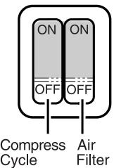 WHIRLPOOL TC707S - Utilisation du filtre à air - 1