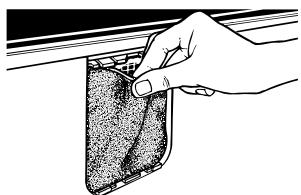 WHIRLPOOL TC707S - Changing the Air Filter - 2
