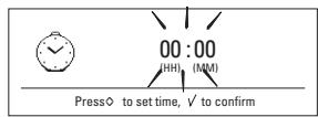 WHIRLPOOL AMW 833 WH - Réglage de l'horloge - 9