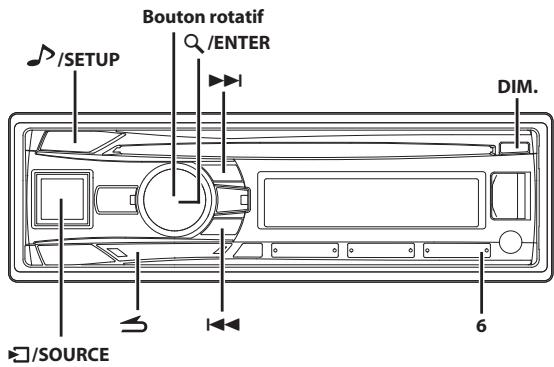 ALPINE CDE-193BT - Menu SETUP - 1