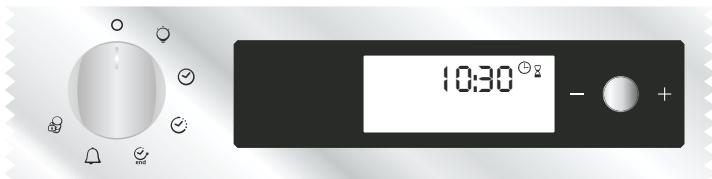 CANDY FXP649X & FXP 649 X - Wird der Backofen an die Elektrizitätsversorgung neu oder nach einem Abbau wieder angeschlossen dann muss die Uhr eingestellt werden: - 1