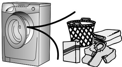 CANDY GOW338D - Preparer le linge - 1