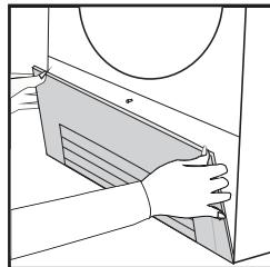 CANDY GVH 9813NA1-S - To Clean the Condenser Filter - 1