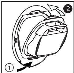 CANDY GVH 9813NA1-S - Entfernen des Behalters - 3