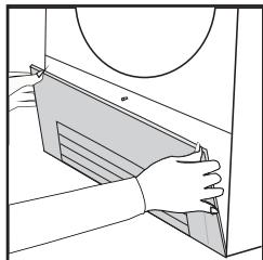 CANDY GVH 9813NA1-S - Reinigung des Kondensatorfilters - 1