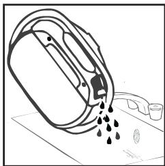 CANDY GVH 9813NA1-S - Entfernen des Behalters - 2