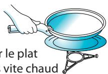WHIRLPOOL AMW733IX - Disposez les aliments directement sur le PLAT CRISP. - 1