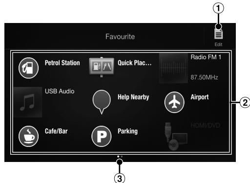ALPINE ILX-702D - Favourite Function - 1