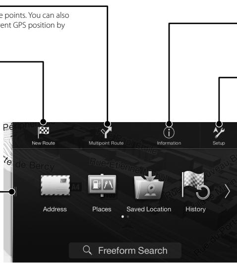 ALPINE ILX-702D - Access the Map - 1