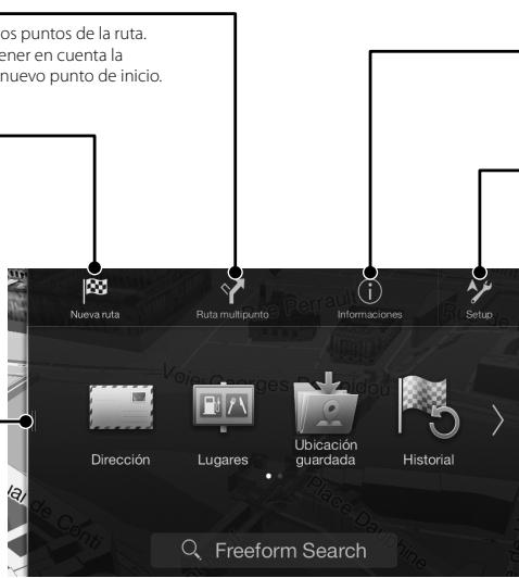ALPINE ILX-702D - Acceso al.mapa - 1