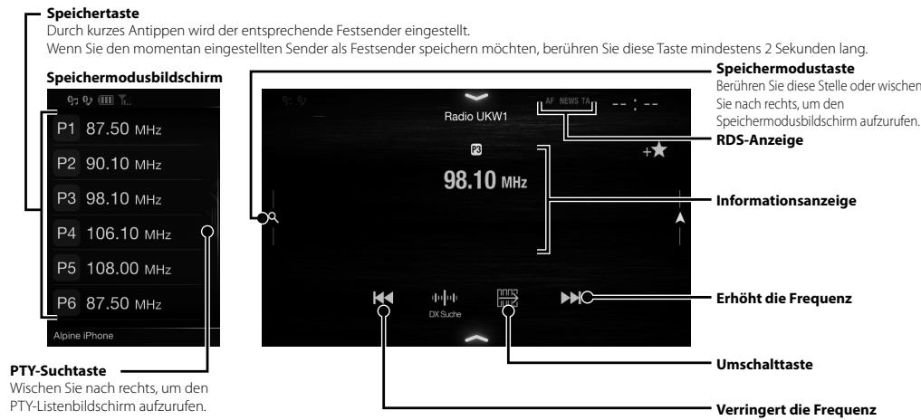 ALPINE ILX-702D - Radio/RDS-Betrieb - 1