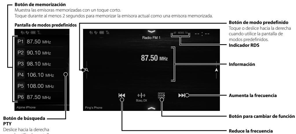 ALPINE ILX-702D - Funcionamento de radio/RDS - 1
