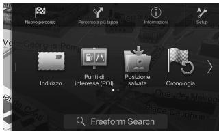 ALPINE ILX-702D - Impostazione di una destinazione (solo X902D/X802D-U/ INE-W710D) - 1