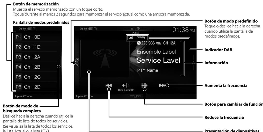 ALPINE ILX-702D - Funcionamente de DAB/DAB+/DMB - 1