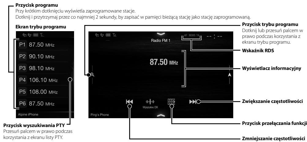 ALPINE ILX-702D - Obsluga Radio/RDS - 1