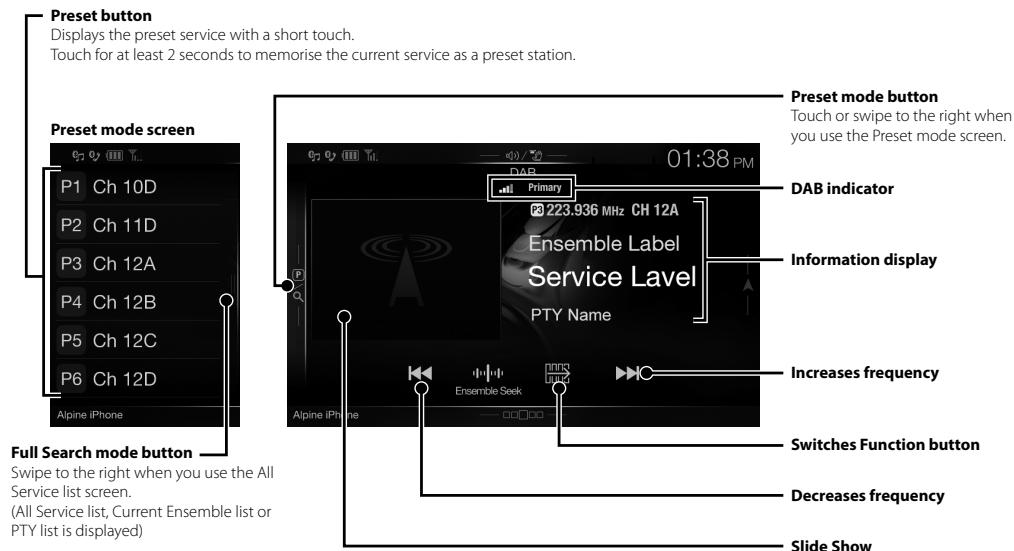 ALPINE ILX-702D - DAB/DAB+/DMB Operation - 1