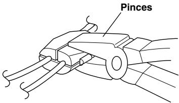 ALPINE INA-N333RS - Raccordement du conducteur du détecteur de vitesse ou du conducteur du frein à main - 1