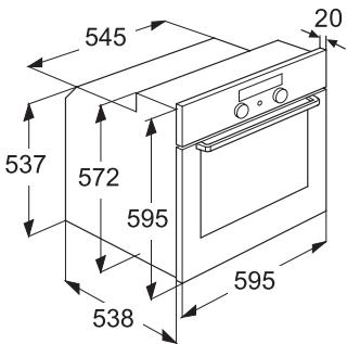 WHIRLPOOL AKL 875 AV - GUIDE D'INSTALLATION - Comment fixer le four - 4