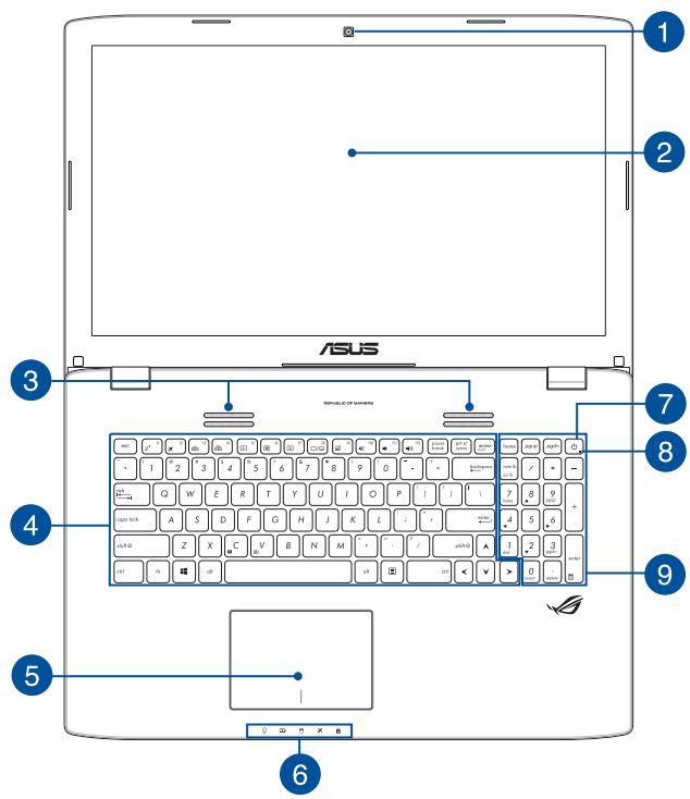 ASUS GL752VW - Top View - 1