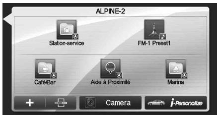 ALPINE INE-W928R - Mes favorites - 2