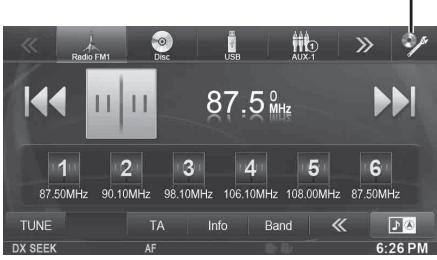 ALPINE INE-W928R - Procedure de configuration - 1
