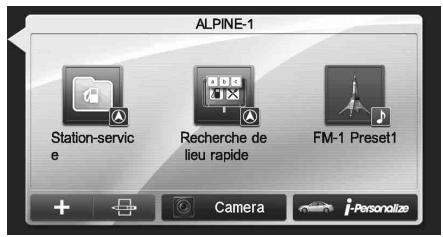 ALPINE INE-W928R - Appuyez sur un apparéil BLUETOOTH enregistré, puis appuyez sur la touche [OK]. - 1