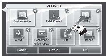 ALPINE INE-W928R - Changement de position - 1