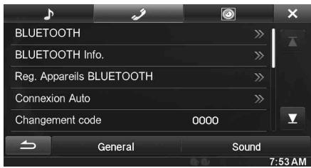 ALPINE INE-W928R - Procedure de configuration du système BLUETOOTH - 1