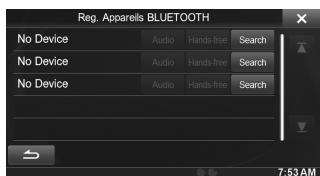 ALPINE INE-W970BT - Comment connecter un apparéil compatible BLUETOOTH (jumelage) - 4