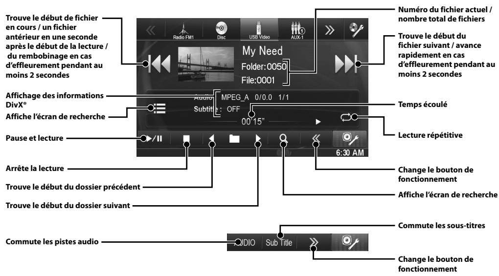 ALPINE INE-W970BT - Utilisation d'un lecteur USB (en option) - 1