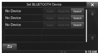 ALPINE INE-W970BT - How to connect to a BLUETOOTH compatible device (Pairing) - 4