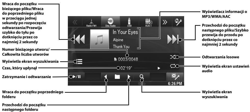 ALPINE INE-W970BT - Obsługa MP3/WMA/AAC - 1