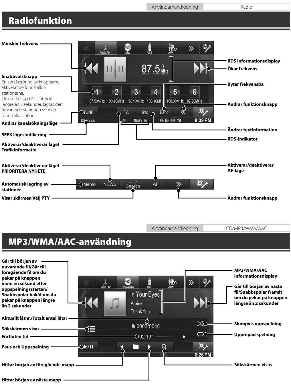 ALPINE INE-W970BT - Slå på eller stänga av strömmen - 3