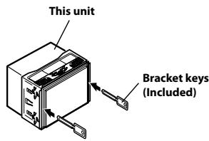 ALPINE INE-W970BT - Remove the mounting sleeve from the main unit. - 1