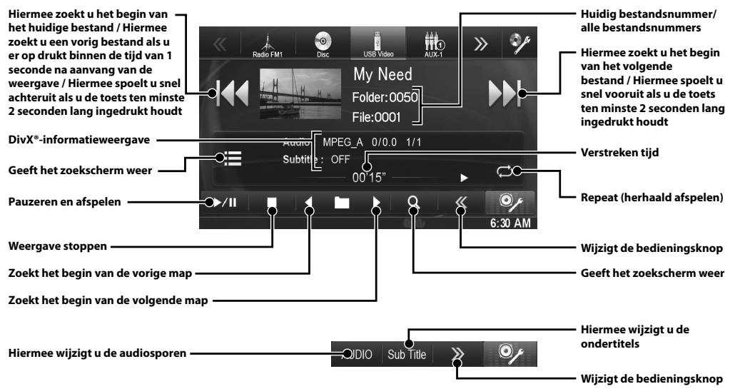 ALPINE INE-W970BT - USB-geheugen gebruiken (Optioneel) - 1