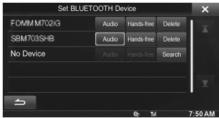 ALPINE INE-W970BT - How to connect to a BLUETOOTH compatible device (Pairing) - 5