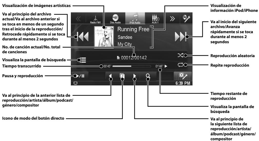 ALPINE INE-W970BT - Modo audio - 1