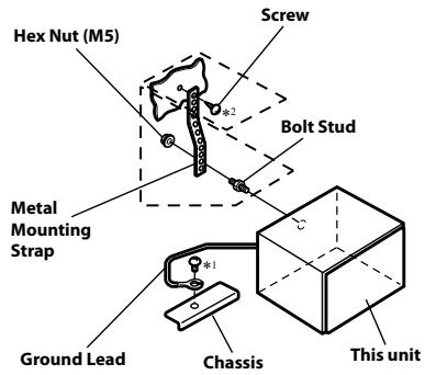 ALPINE INE-W970BT - Slide the unit into the mounting sleeve and secure it. - 2