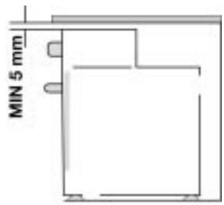 MIN 5 mm