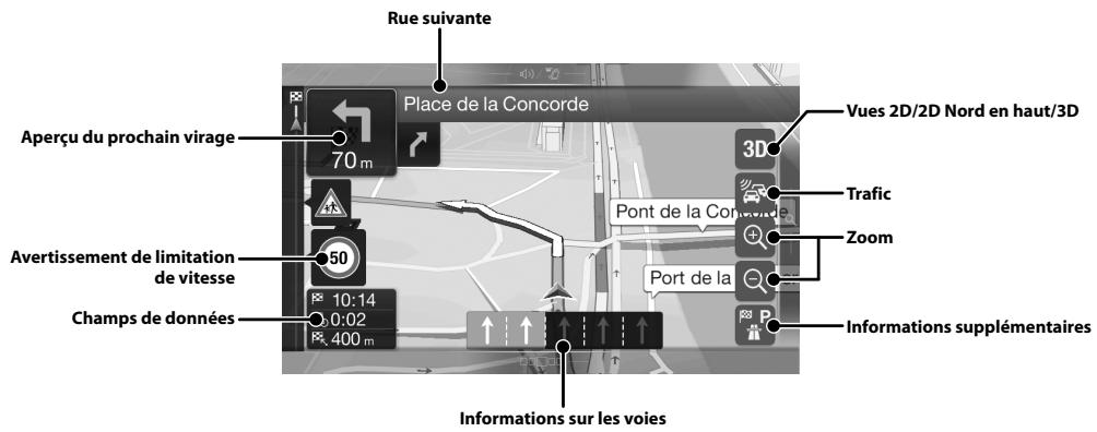 ALPINE INE-W997E46 - Fonctions de carte - 1