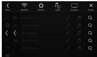 ALPINE INE-W997E46 - Appuyez sur la touche [O] (Rechercher) en regard de « No Device » - 1