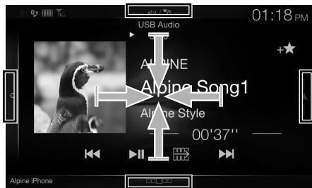 ALPINE INE-W997E46 - Passaggio alla schermata Sorgenti audio a una schermata specifica - 4