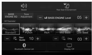 ALPINE INE-W997E46 - Switching the Audio Sources Screen to a Dedicated Screen - 1