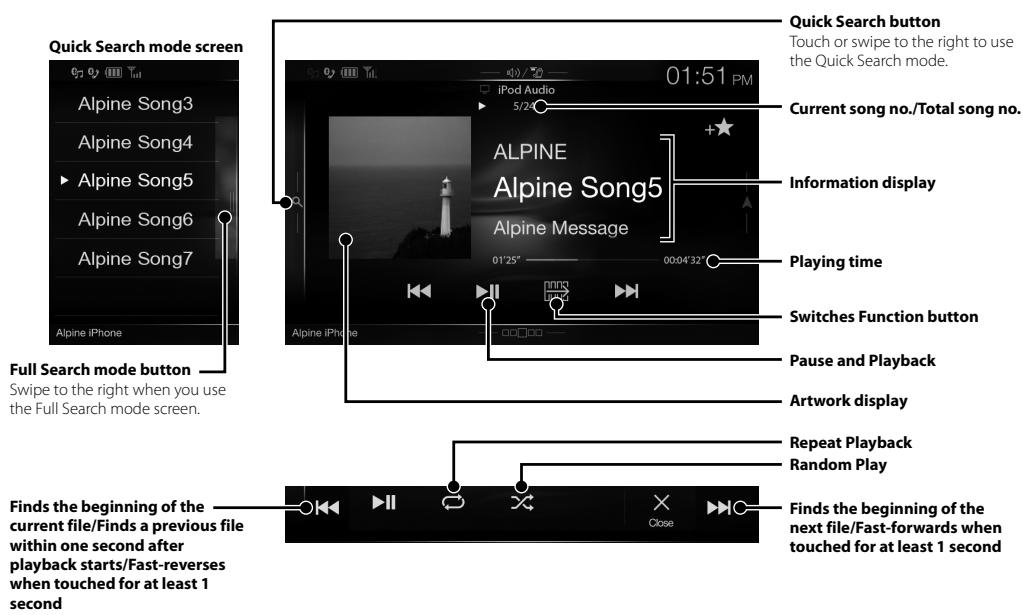 ALPINE INE-W997E46 - iPod/iPhone Operation (Optional) - 1
