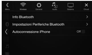 ALPINE INE-W997E46 - Toccare [Impostazioni Periferiche Bluetooth]. - 1