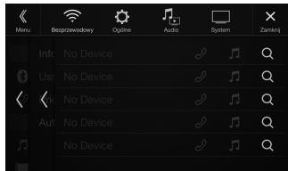 ALPINE INE-W997E46 - Dotknij przycisku [O] dla pozycji „No Device". - 1