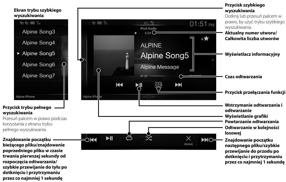 ALPINE INE-W997E46 - Tryb Audio - 1