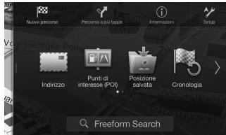 ALPINE INE-W997E46 - Impostazione di una destinazione - 1